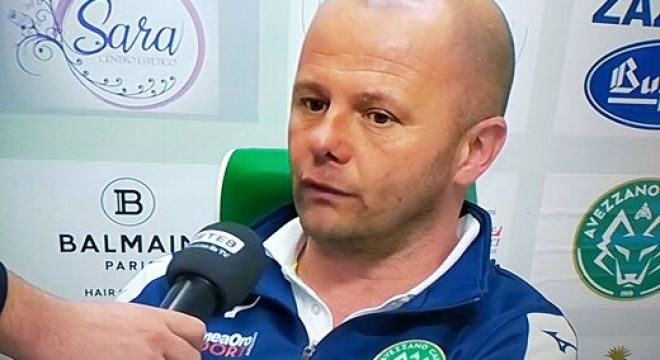 Mirko Pagliarini confermato allenatore dell'Avezzano per la prossima stagione di Serie D