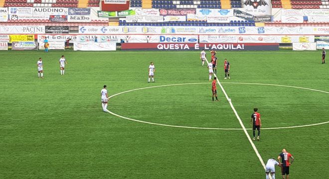 L'Aquila-Samb 1-1, i play off premiano i rossoblù abruzzesi