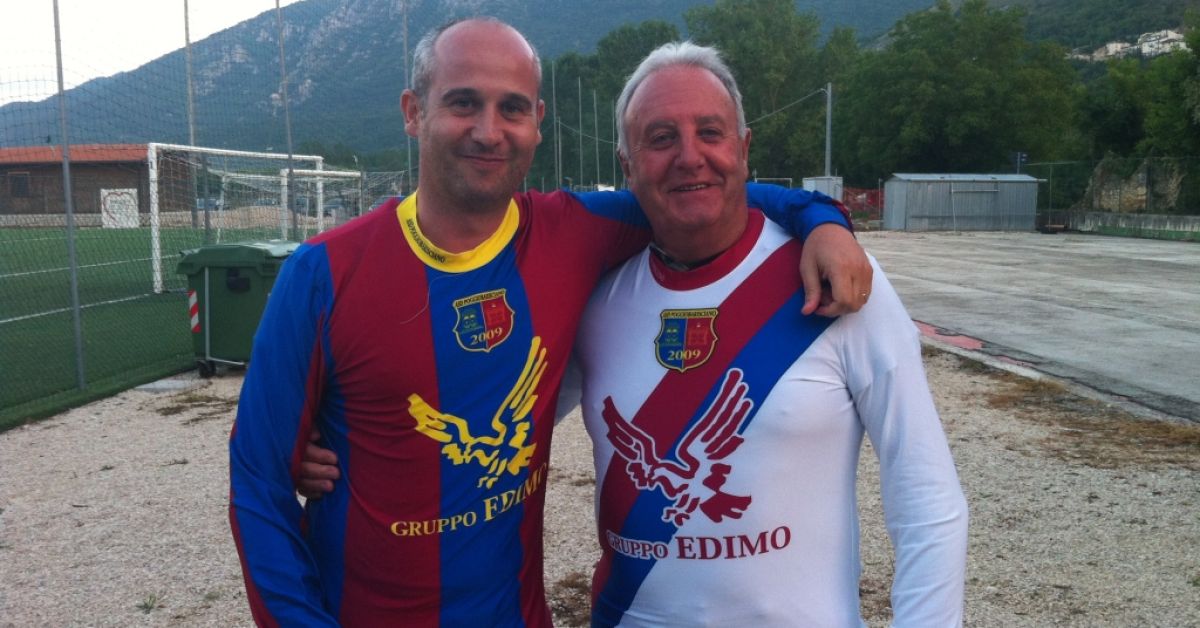 Frattale (a destra) e Taddei indossano la prima e la seconda maglia del Poggio Barisciano