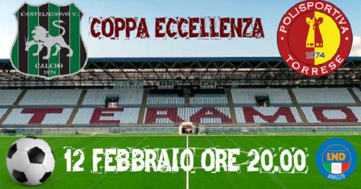 Finale Coppa Italia Eccellenza: si gioca al 'Bonolis' di Teramo