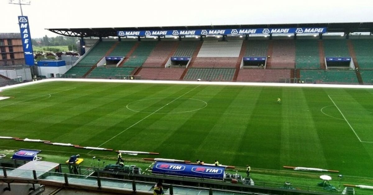 Il Mapei Stadium di reggio Emlia, oggi di proprietà del Sassuolo