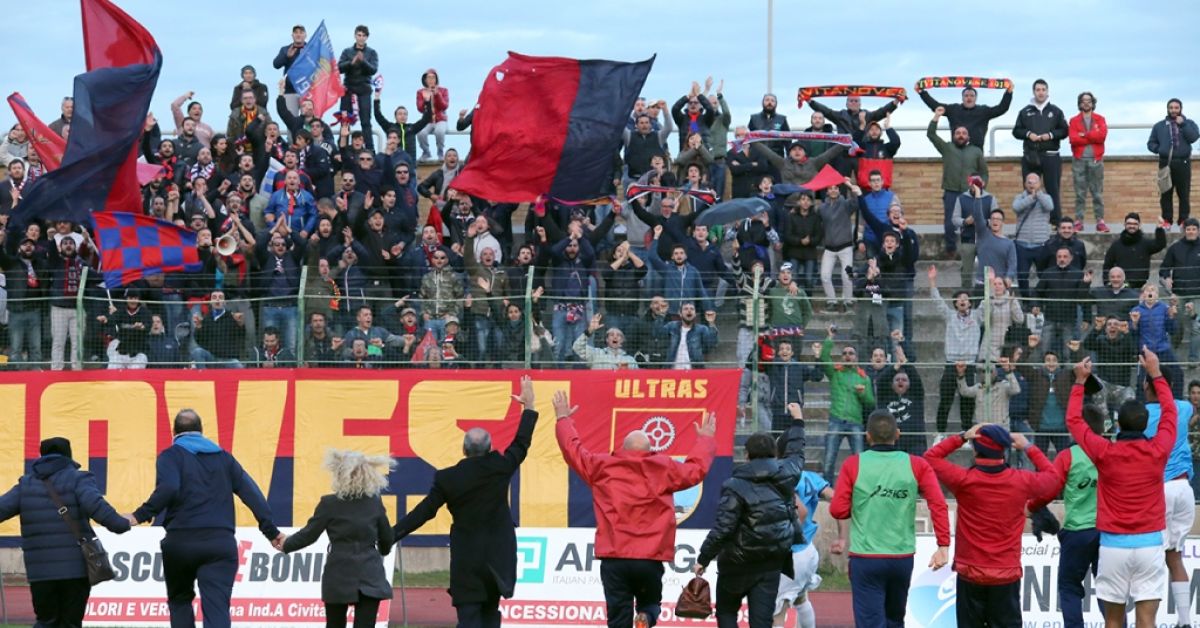 Serie D. La Civitanovese batte la Recanatese sul finale 2-0 nei minuti di recupero
