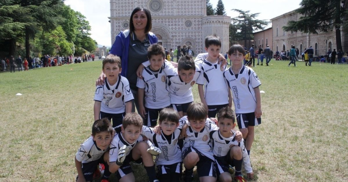 Giovani atleti della Valle Aterno (foto tratta da ilcentro. it)