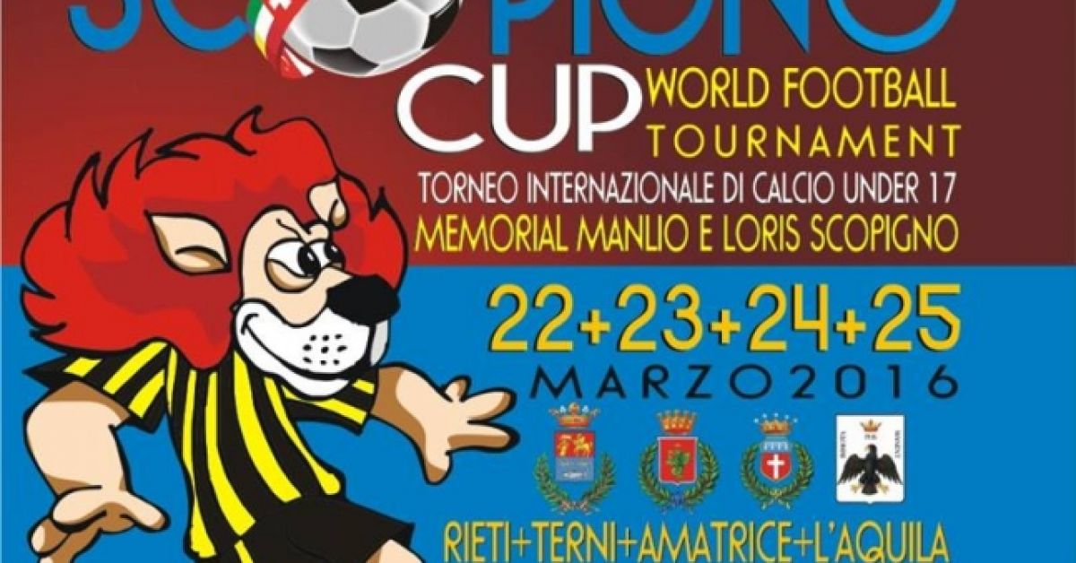 25esimo SCOPIGNO CUP: c'è L' Aquila calcio, Lazio, Pescara e Teramo