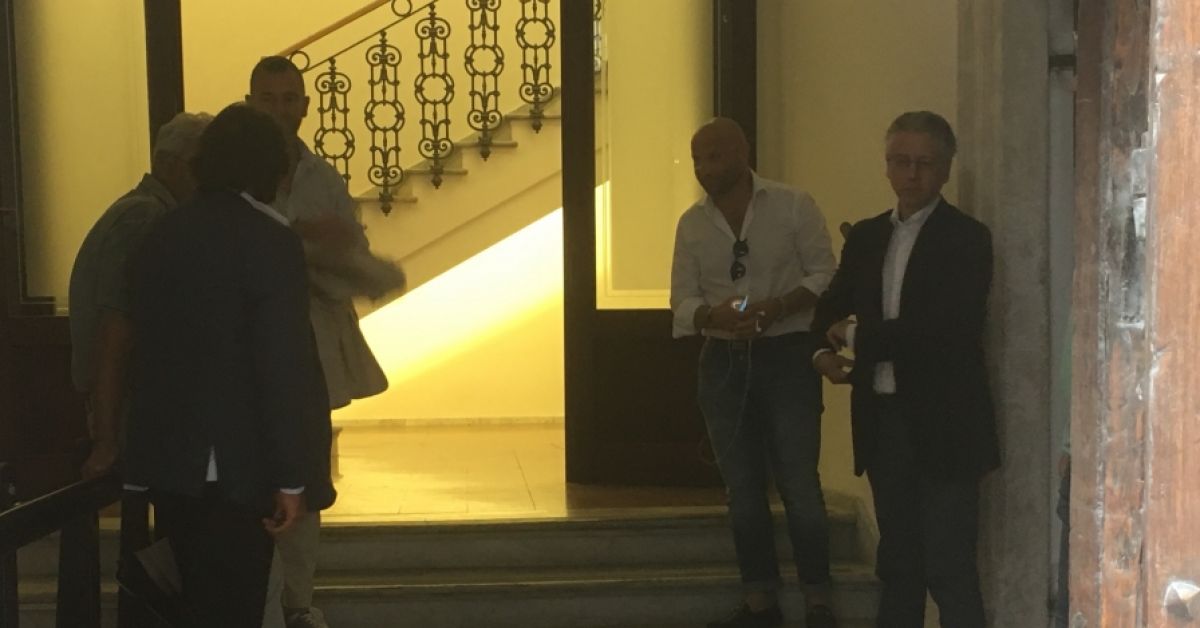 Chiod, Ranucci e companies durante le trattative estive di Palazzo Fibbioni