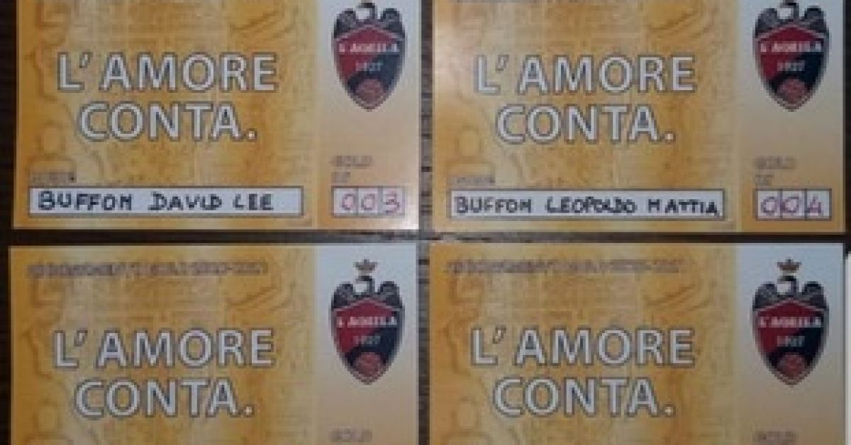 L’Aquila, tornano ad abbonarsi Gigi Buffon e Ilaria D’Amico