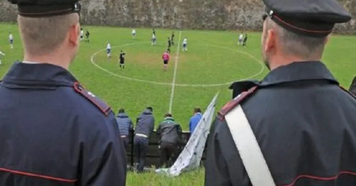 Intervengono i Carabinieri nel derby tra Goriano e Bugnara. Finisce 3 a 0 per i padroni di casa