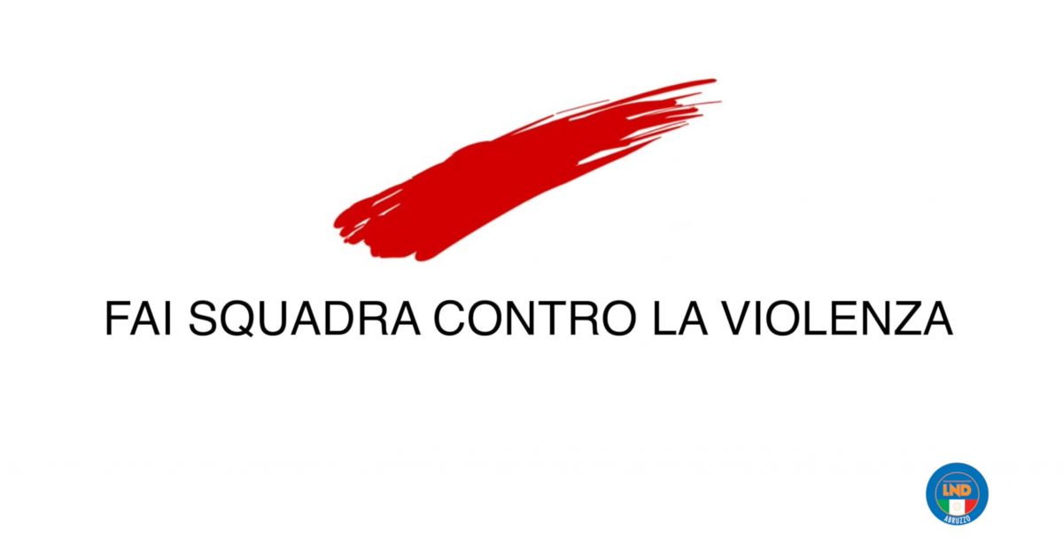 LND Abruzzo in campo per la giornata internazionale per l'eliminazione della  violenza sulle donne