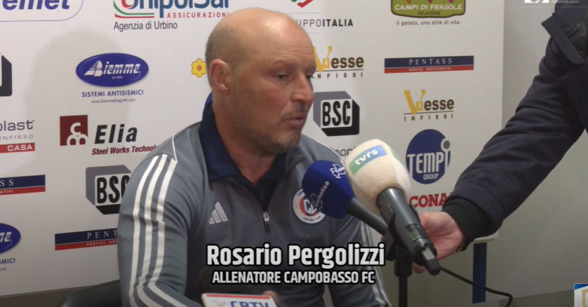 Forsempronese- Campobasso 1-1. Il commento post gara di mister Pergolizzi