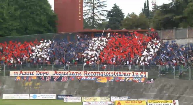 L'Aquila Calcio: vieni allo stadio con mamma o papà e tu entri gratis