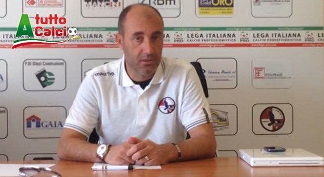 Nunzio Zavettieri, allenatore dell'Aquila Calcio