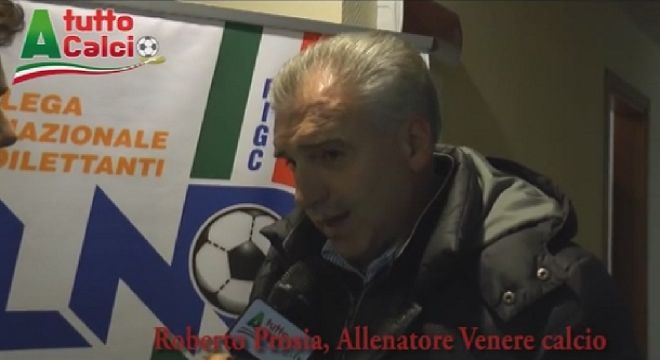 Roberto Prosia, allenatore del Venere calcio
