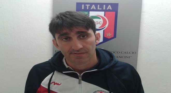 Piero Narducci, allenatore del S. Francesco Calcio
