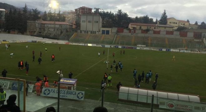Lega Pro. Al Fattori a vincere è la noia: L'Aquila-Tuttocuoio termina 0-0