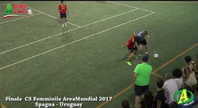 Area Mundial 2017. Finale C5 Femminile Spagna - Uruguay
