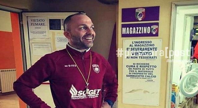 Eddy Farias tecnico del Sambuceto (Foto Pescara Post)