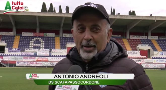 Il DS Andreoli saluta lo Scafapassocordone: 'Vissuto bei momenti. Grazie'