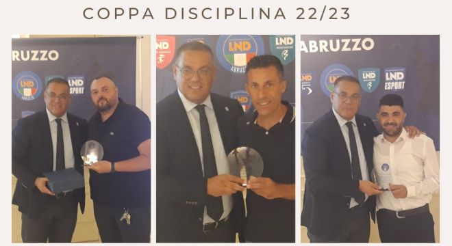 Coppa disciplina, premiati Ortygia per la 1^ Cat, ex aequo per Cellino e Vianova Sambuceto per la 2^