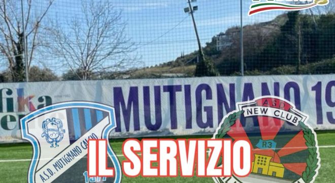 Gir. B. Mutignano di rimonta, con il  New Club Villa Mattoni finisce 4-1. IL SERVIZIO