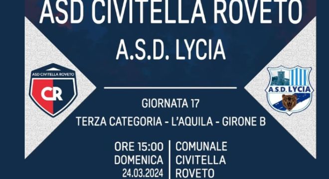 Il derby decisivo: Civitella Roveto contro Lycia per la promozione in Seconda categoria
