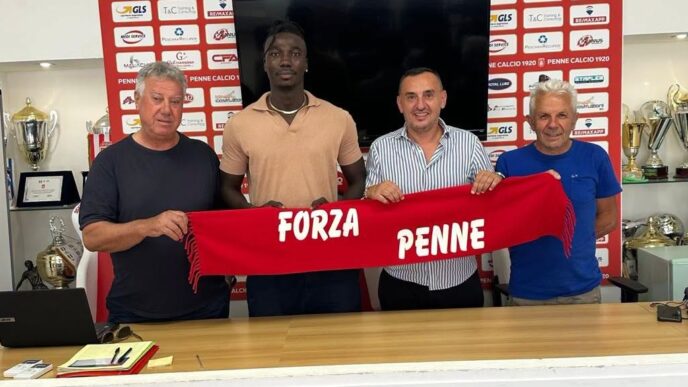 Lemou Dioum nel giorno della presentazione